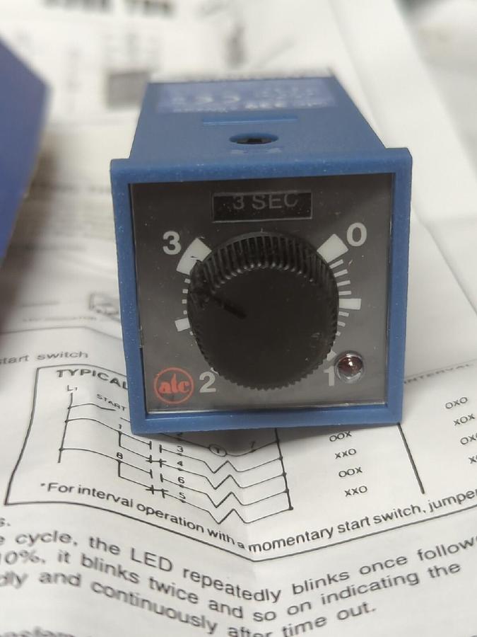 ATC,339A35902X SERIES: 339, 6-RANGER TIMING RELAY 120V 50/60 HZ NOS