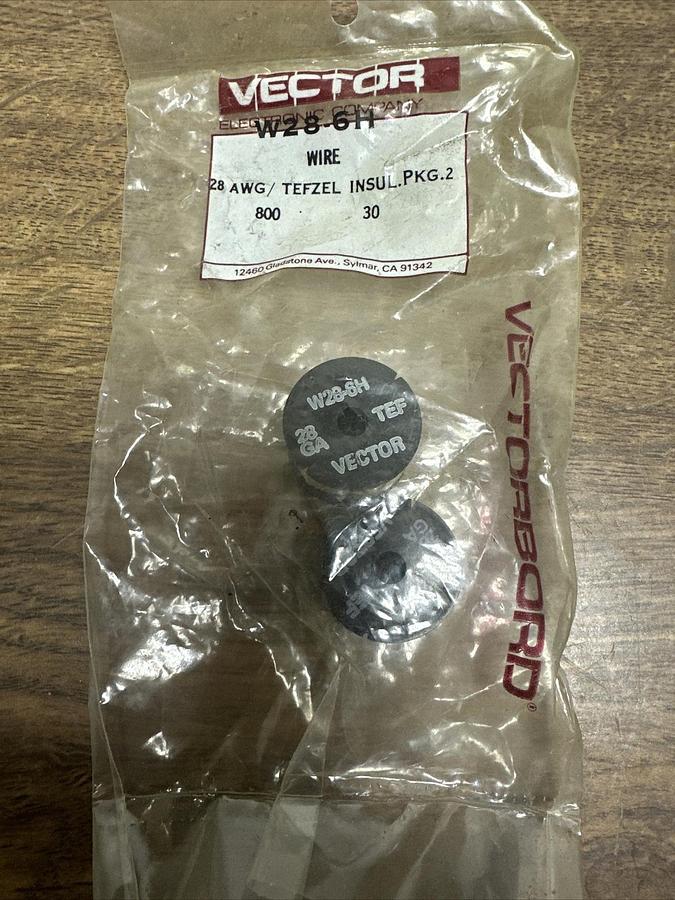 Used Vector,W28-6H,28 AWG Hook Up Wire