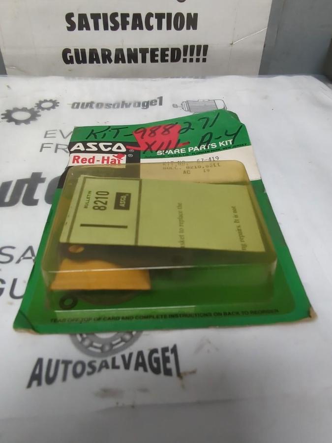 ASCO RED HAT,67-419,VALVE SPARE PART KIT 8210 NEW