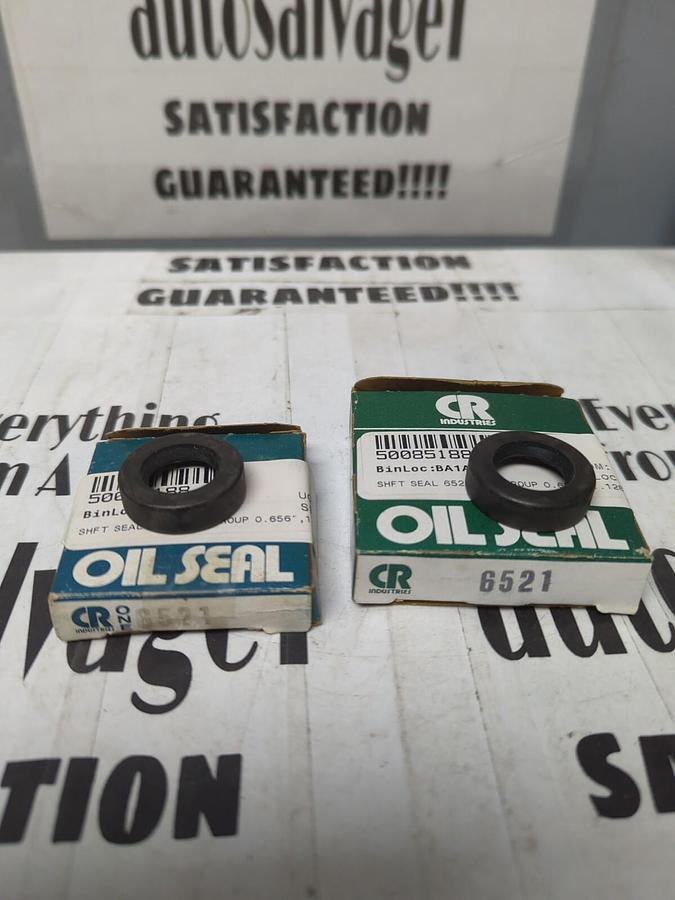CHICAGO RAWHIDE,6521,OIL SEALS 0.656 IN X 1.128 IN LOT OF 2 NOS