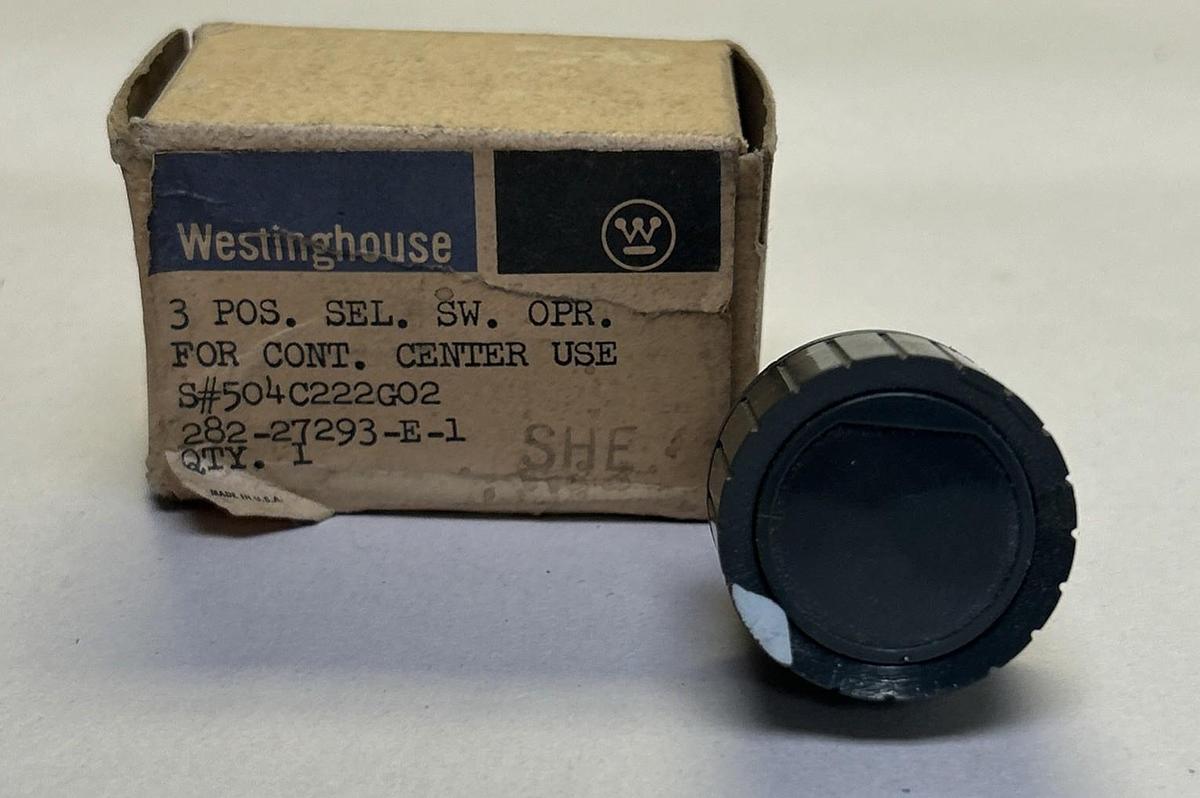 WESTINGHOUSE,504C222G02,THREE POSITION SELECTOR SWITCH NOS