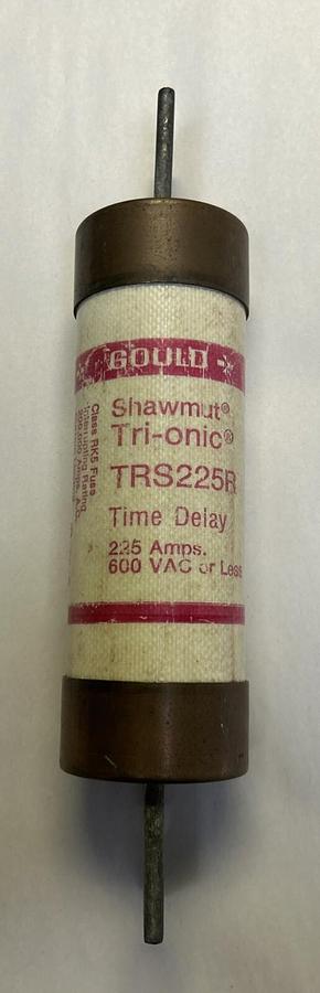 Used GOULD SHAWMUT,TRS225R,TIME DELAY FUSE 225A 600V