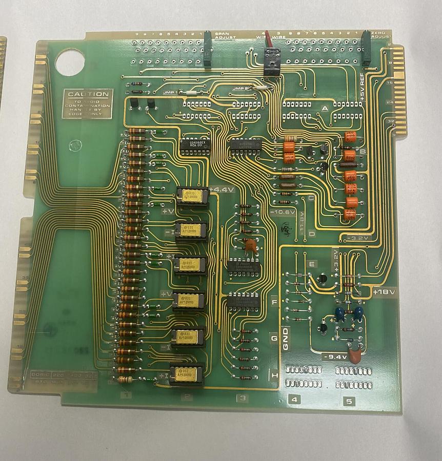 Used DORIC,220-1400-02 RTD MUX OPT52,PC BOARD LOT OF 2