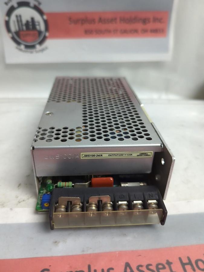 Used LAMBDA,JWS100-24A,SWITCHING POWER SUPPLY 24V PRE-OWNED