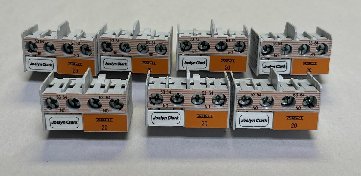 AGUT,MARD220AT,AUXILIARY CONTACT BLOCK LOT OF 7 NOS