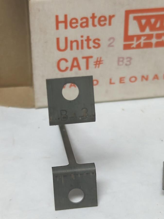 WARD LEONARD,B3,OVERLOAD HEATER ELEMENT LOT OF 2 NOS