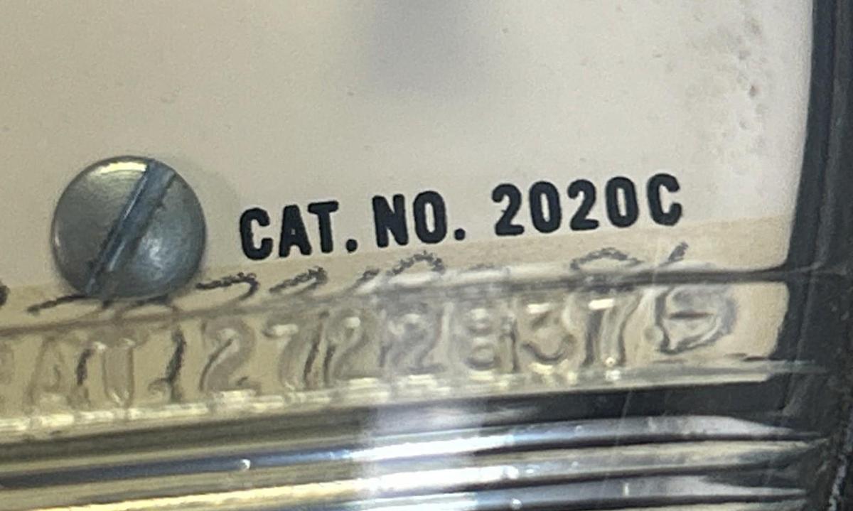 DWYER,2020C,PRESSURE GAUGE 0-20 INCHES OF WATER NOS