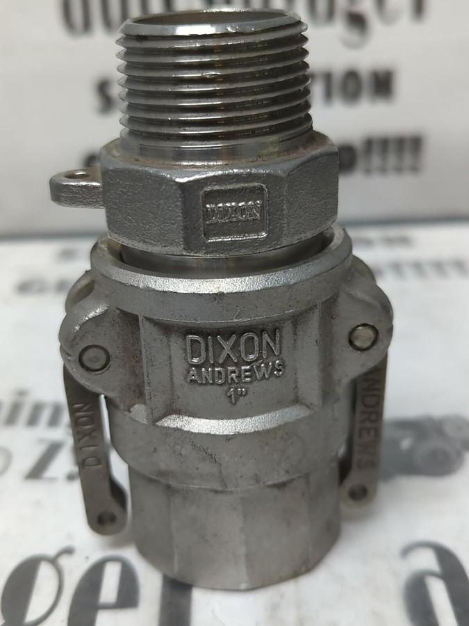DIXON ANDREWS,100-D,1 INCH F-100 STAINLESS STEEL COUPLING-COUPLER SET NOS