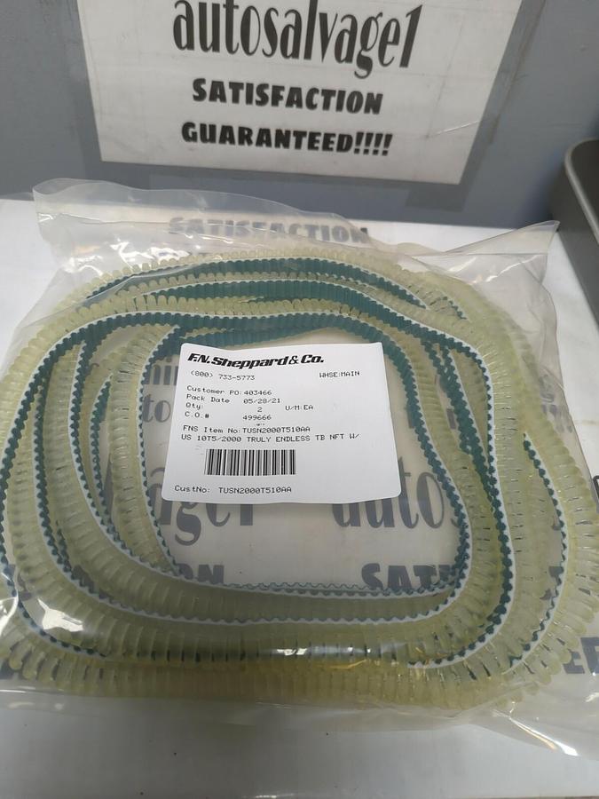 Used F.N. SHEPPARD & CO.,TUSN2000T510AA US 10T5/2000,TRULY ENDLESS TB NFT 2-PACK
