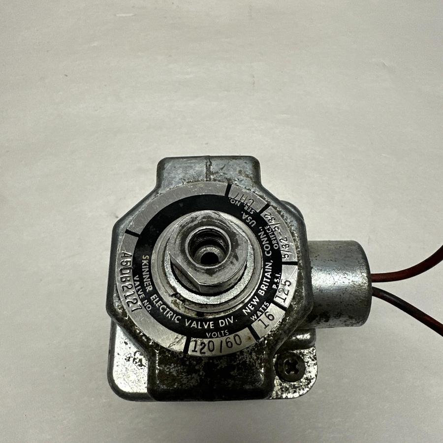 Used Skinner,A5OB2127,125 PSI 120/60V Electric Solenoid Valve