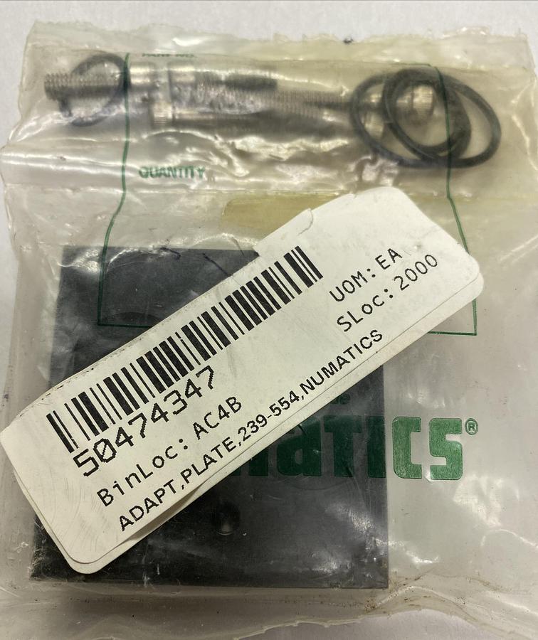 Used ASCO NUMATICS,239-554,ADAPTER KIT NEW