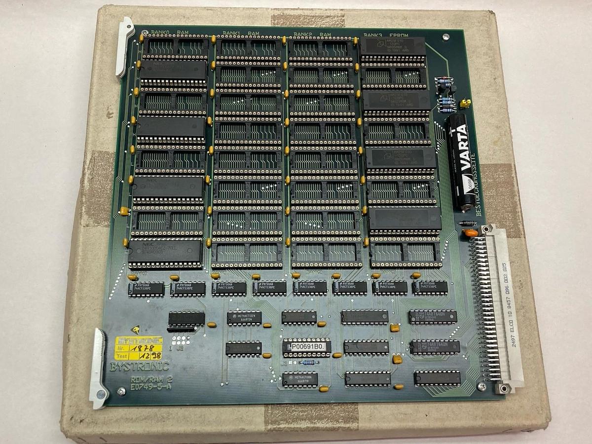 Used Bystronic,ROM/RAM 2 E0749-5-A,Circuit Board