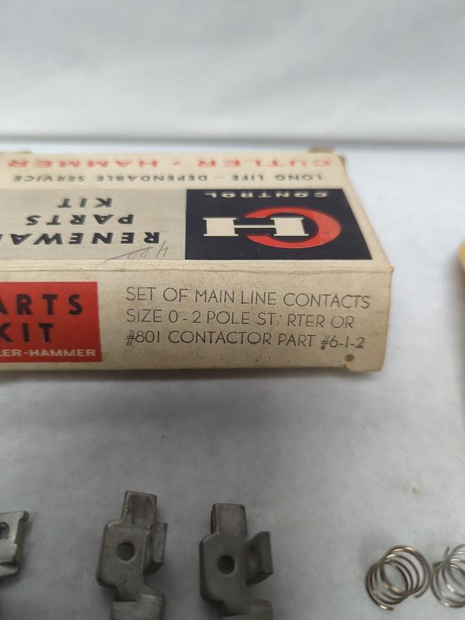 CUTLER-HAMMER,6-1-2,CONTACT SET 2-POLE SIZE 0 NOS