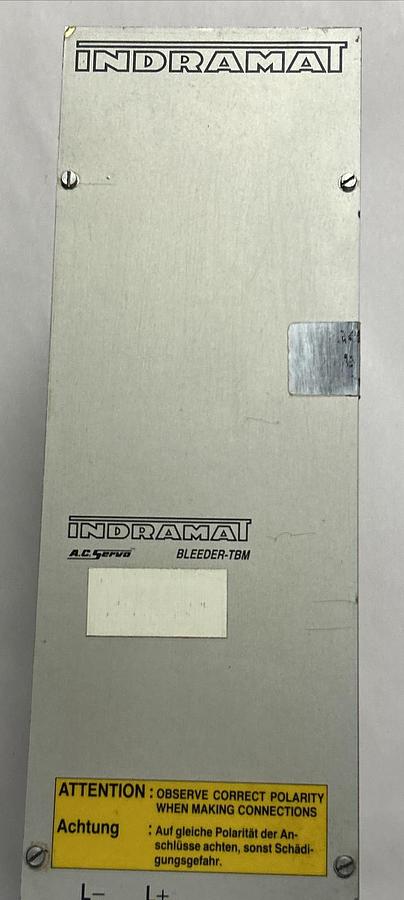 Used INDRAMAT,TBM-1.1-020-W1-220,AC SERVO BLEEDER DRIVE 220V