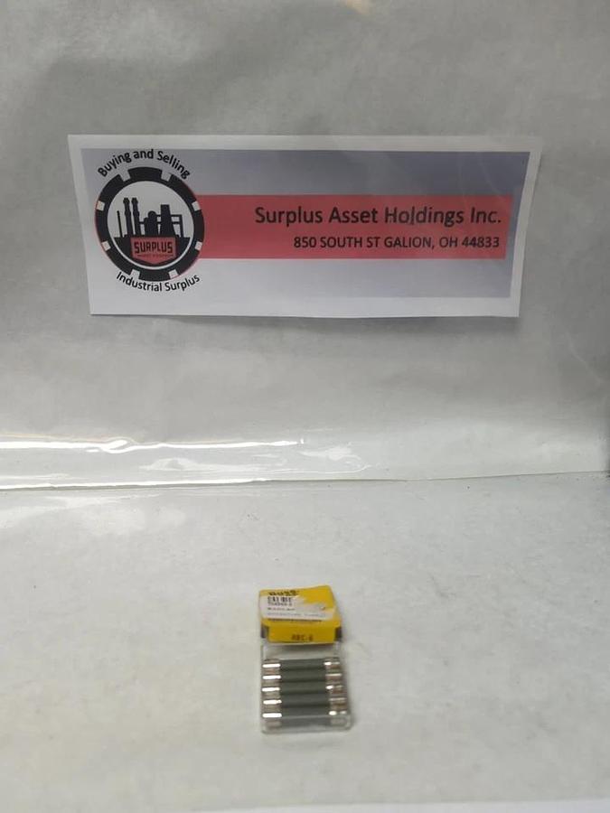 Used COOPER BUSSMANN,ABC-6,FAST ACTING 6 AMP FUSE PACK OF 5 NOS