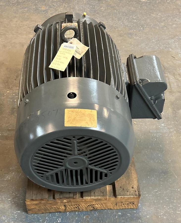 Used TOSHIBA,C0754FLF3UMQ,MOTOR 75HP 1765RPM 230/460V 3PH 365TSC FRAME