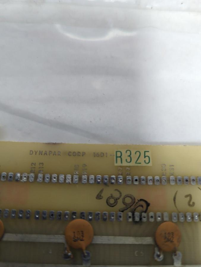 Used DYNAPAR,16D1-R325,CIRCUIT BOARD PRE-OWNED