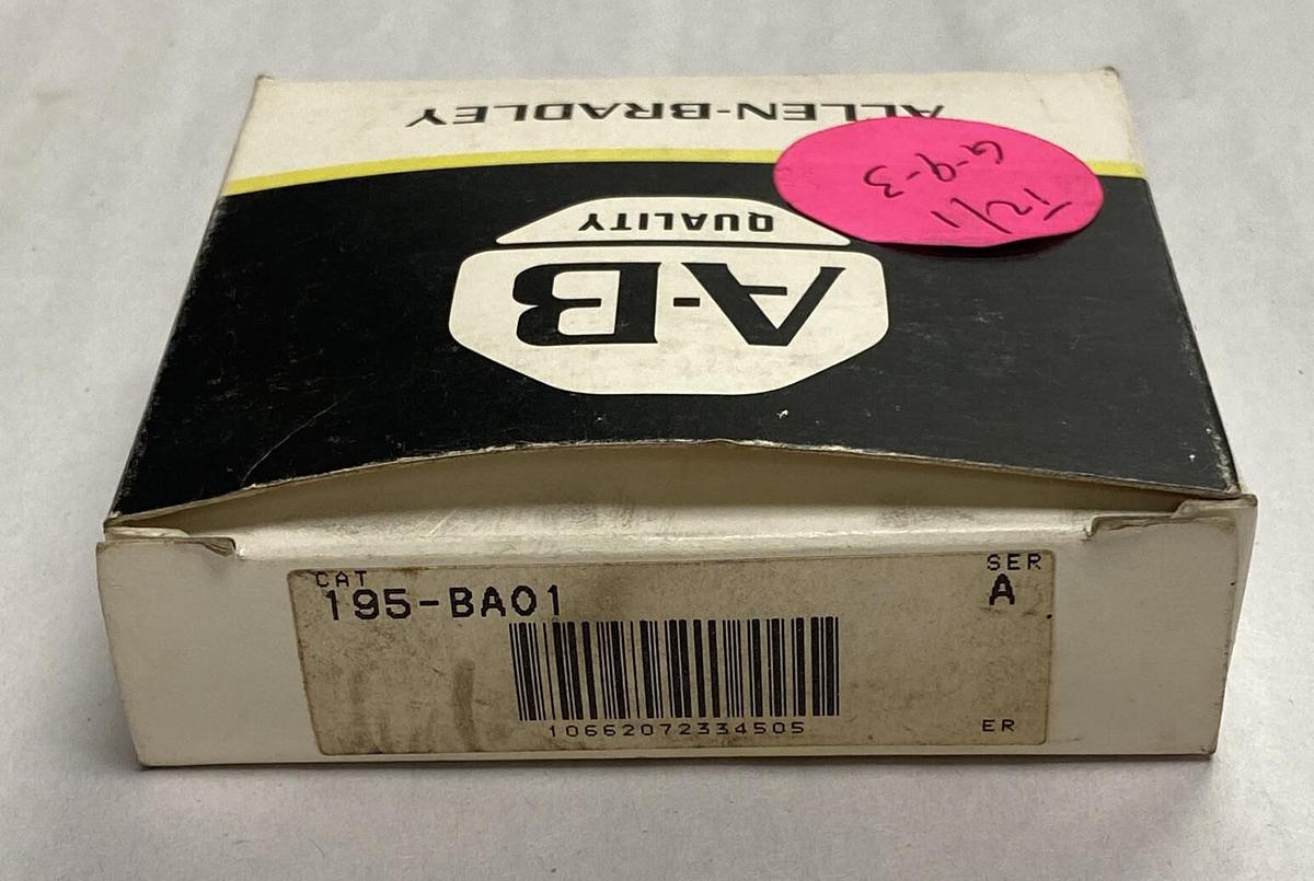 Allen-Bradley,195-BA01,Auxiliary Switch Contact Block NOS