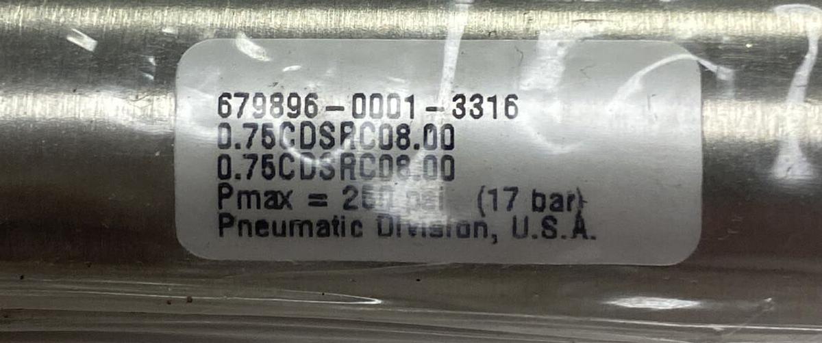 Parker,679896-001-3316,Pneumatic Cylinder NOS