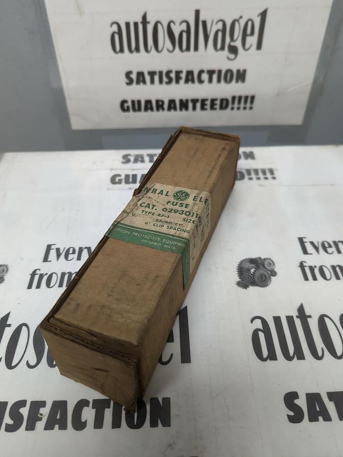 GENERAL ELECTRIC,6293011G2,TYPE EJ-1 SIZE B FUSE NOS