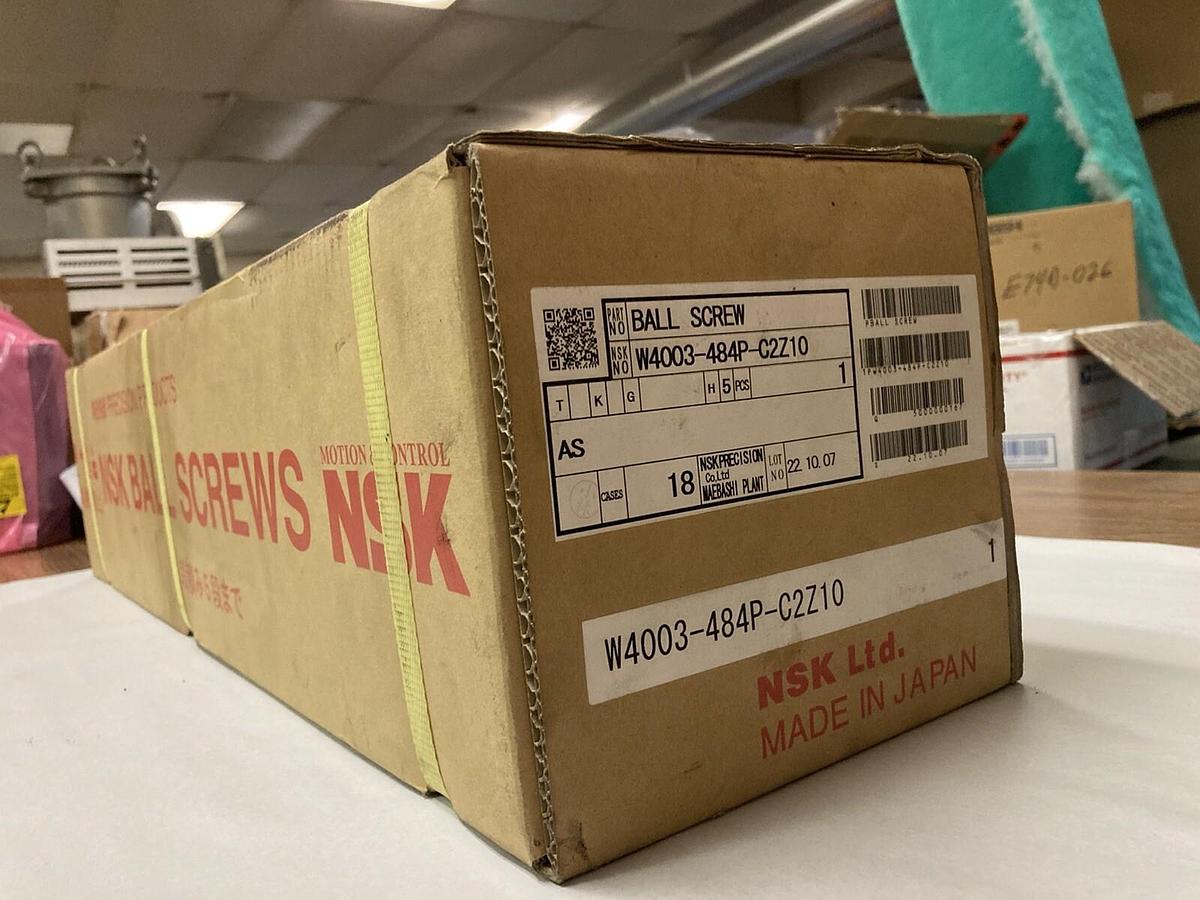 Used NSK,W4003-484P-C2Z10, BALL SREWS Factory Sealed