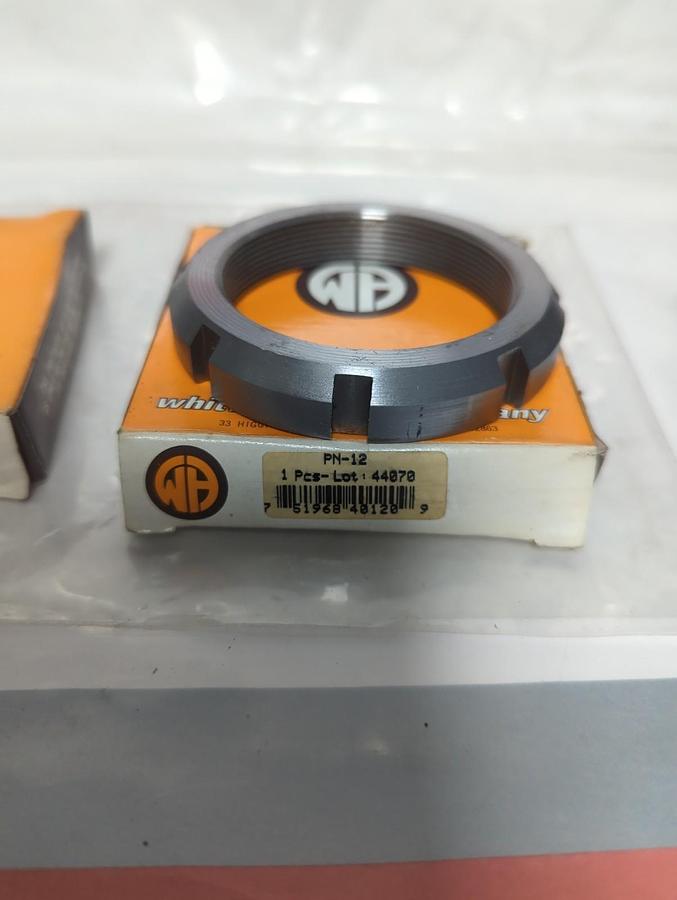 WHITTET-HIGGINS,PN-12,BEARING LOCKNUT LOT OF 2 NOS