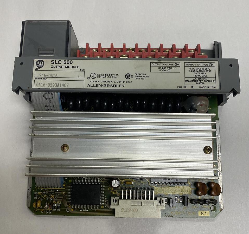 Used Allen-Bradley,1746-0A16,Ser C Output Module