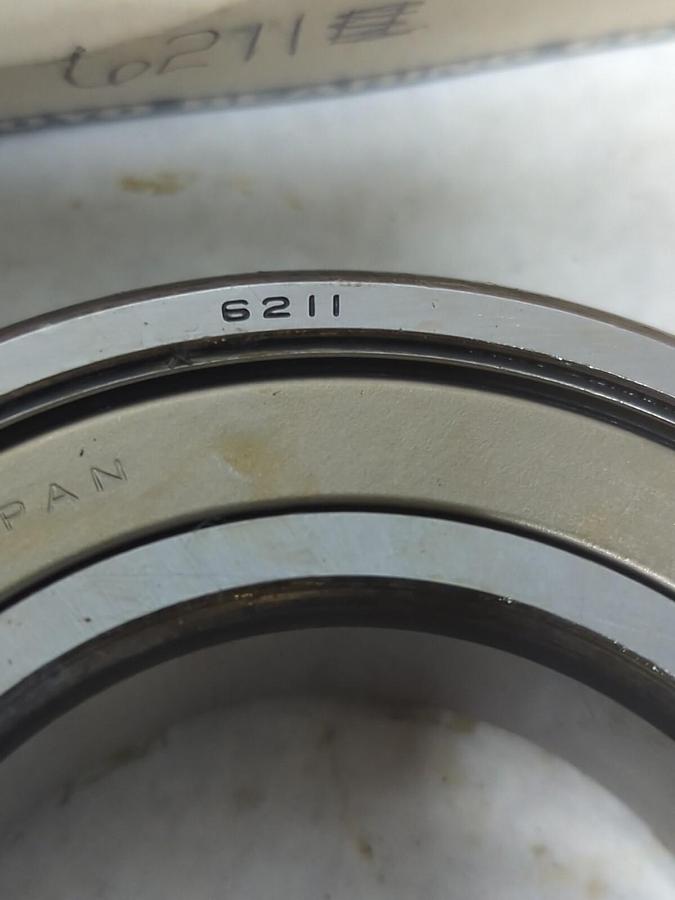 NTN,6211,DEEP GROOVE BALL BEARING METAL SHIELDED NOS