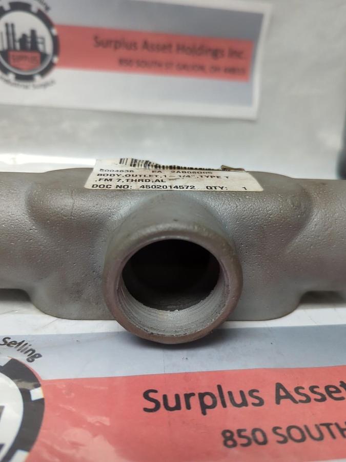 APPLETON,T47,FM7 CONDUIT BODY 1-1/4 INCH NOS