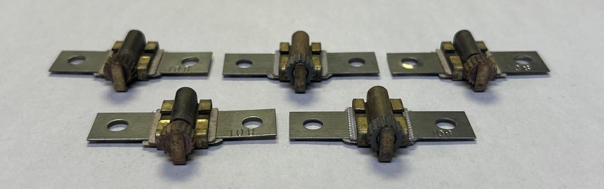 Used SQUARE D,B25,THERMAL OVERLOAD HEATER ELEMENT LOT OF 5