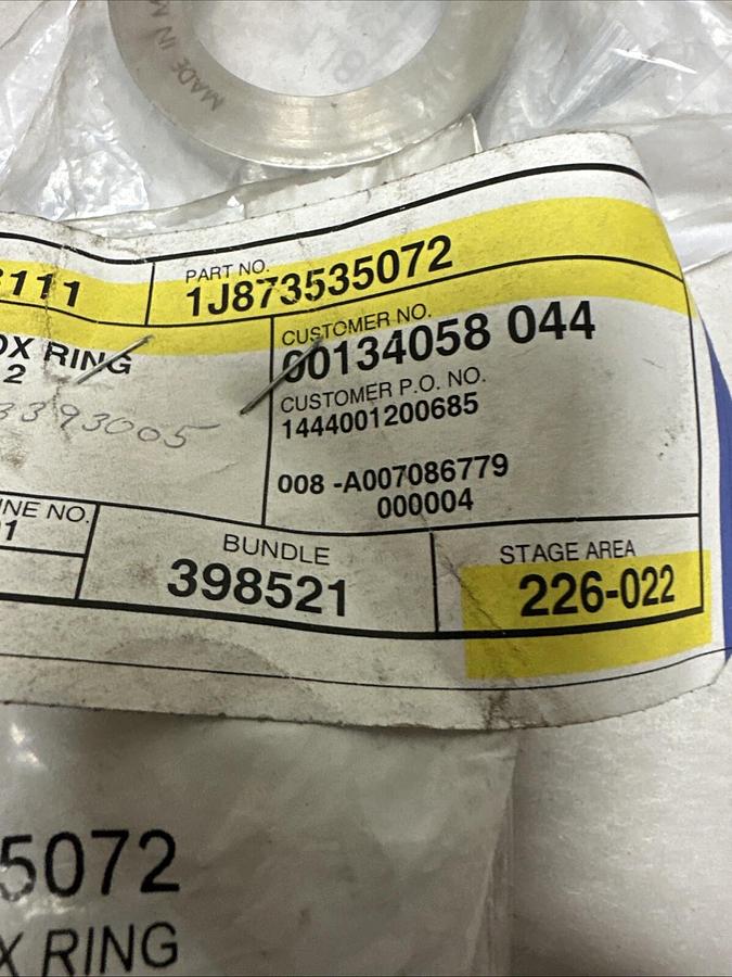 Used Fisher,1J873535072,Packing Box Ring 1-1/4 Stem x 2 LOT of 3