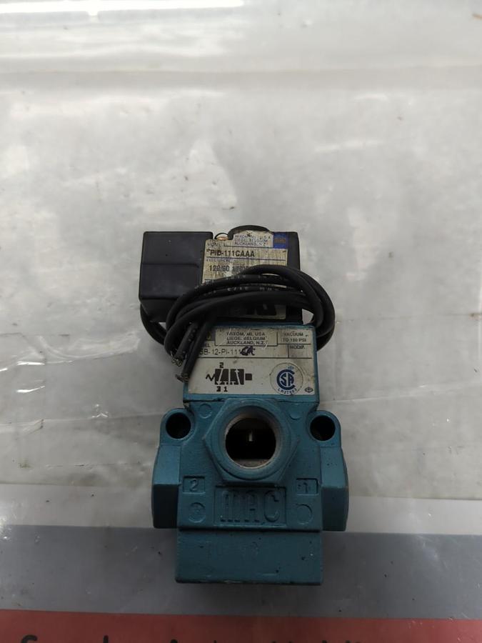 Used MAC,55B-12-1116CA,SOLENOID VALVE PRE-OWNED