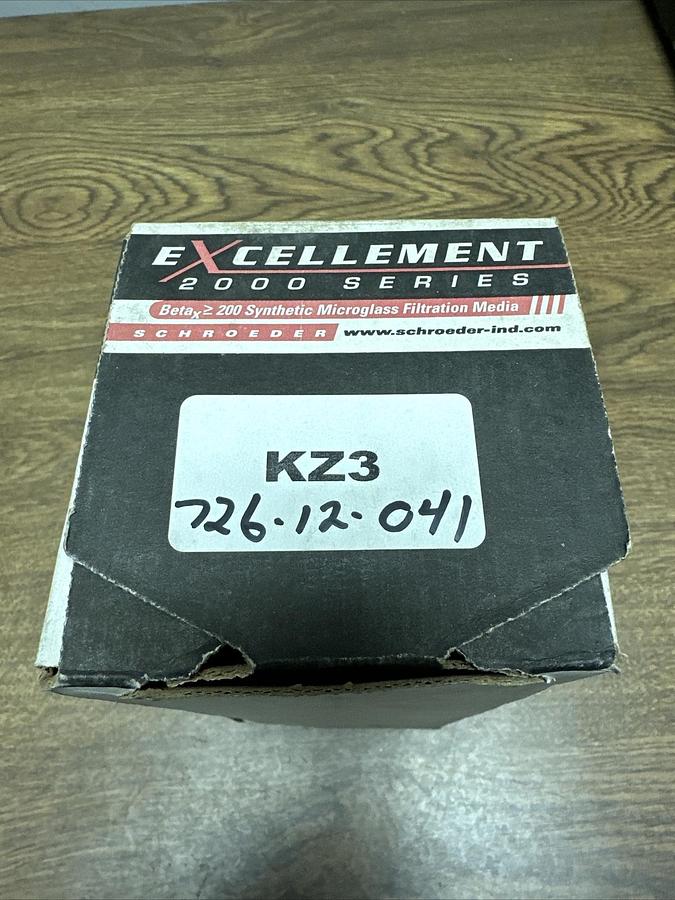 Schroeder,KZ3,Filter Element 200 Synthetic Microglass