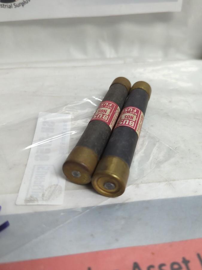 Used COOPER BUSSMANN,NOS 3,ONE-TIME 3 AMP FUSE LOT OF 2 PRE-OWNED