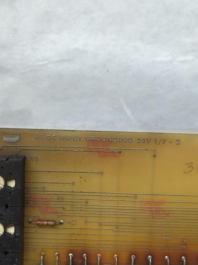 Used BENDIX,3731776B,S5 DC INPUT GROUNDING 24V I/F 2 CIRCUIT BOARD PRE-OWNED