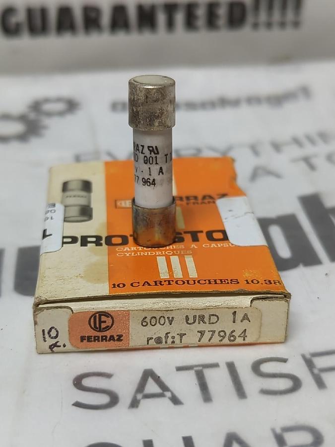 FERRAZ SHAWMUT,T77964,PROTISTOR FUSE 1 AMP/600VAC BOX OF 10 NOS