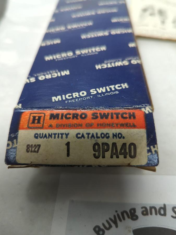 HONEYWELL,9PA40,MICRO SWITCH NOS