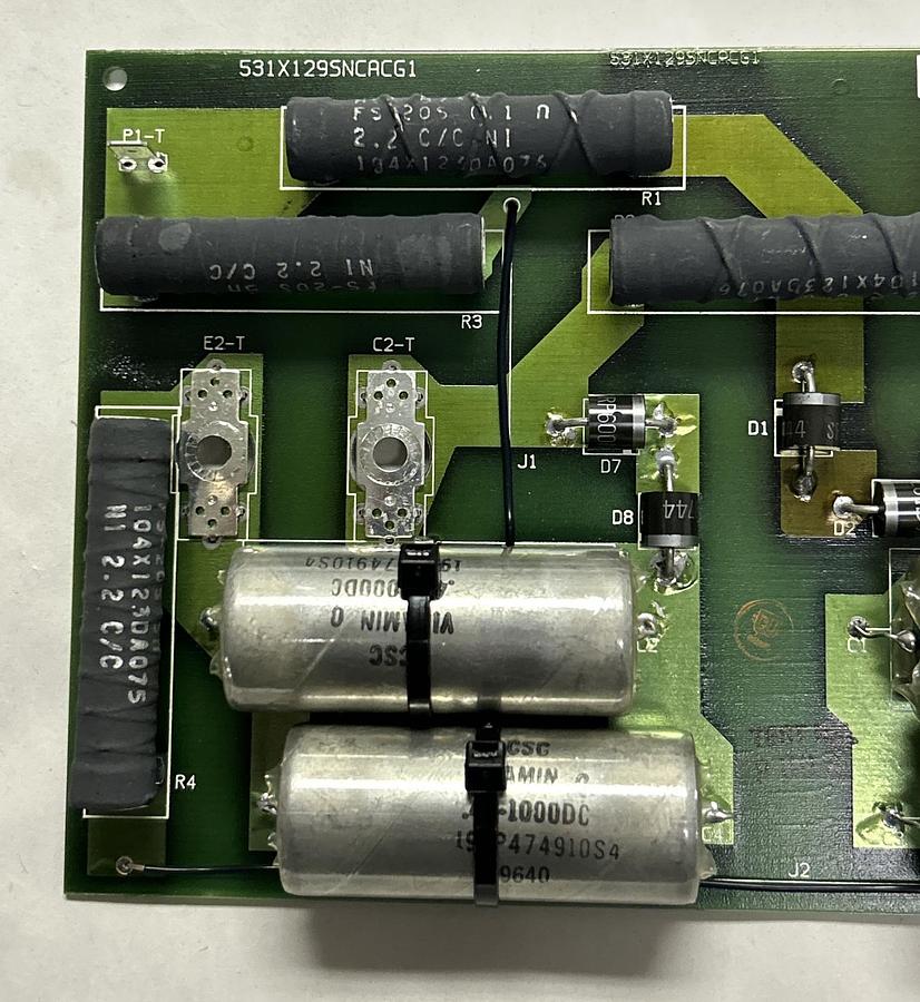 Used GENERAL ELECTRIC,531X129SNCACG1,SNUBBER BOARD