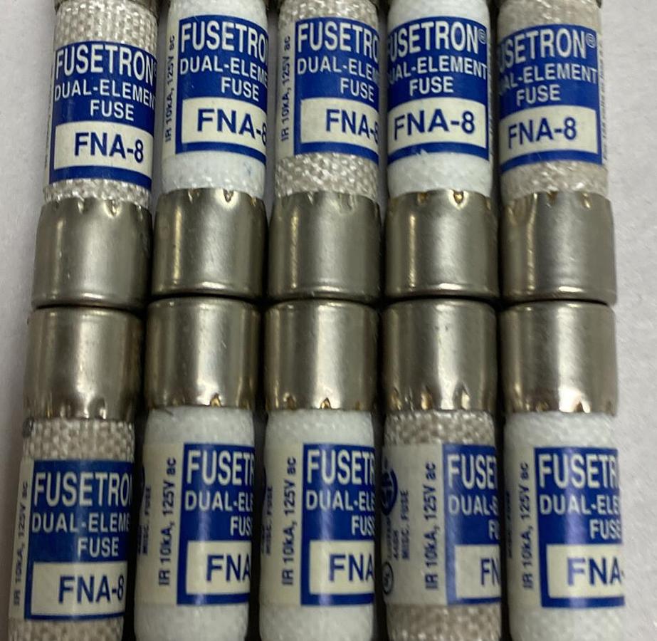 Cooper Bussmann,FNA-6,Fusetron Fuse Lot Of 10 NOS