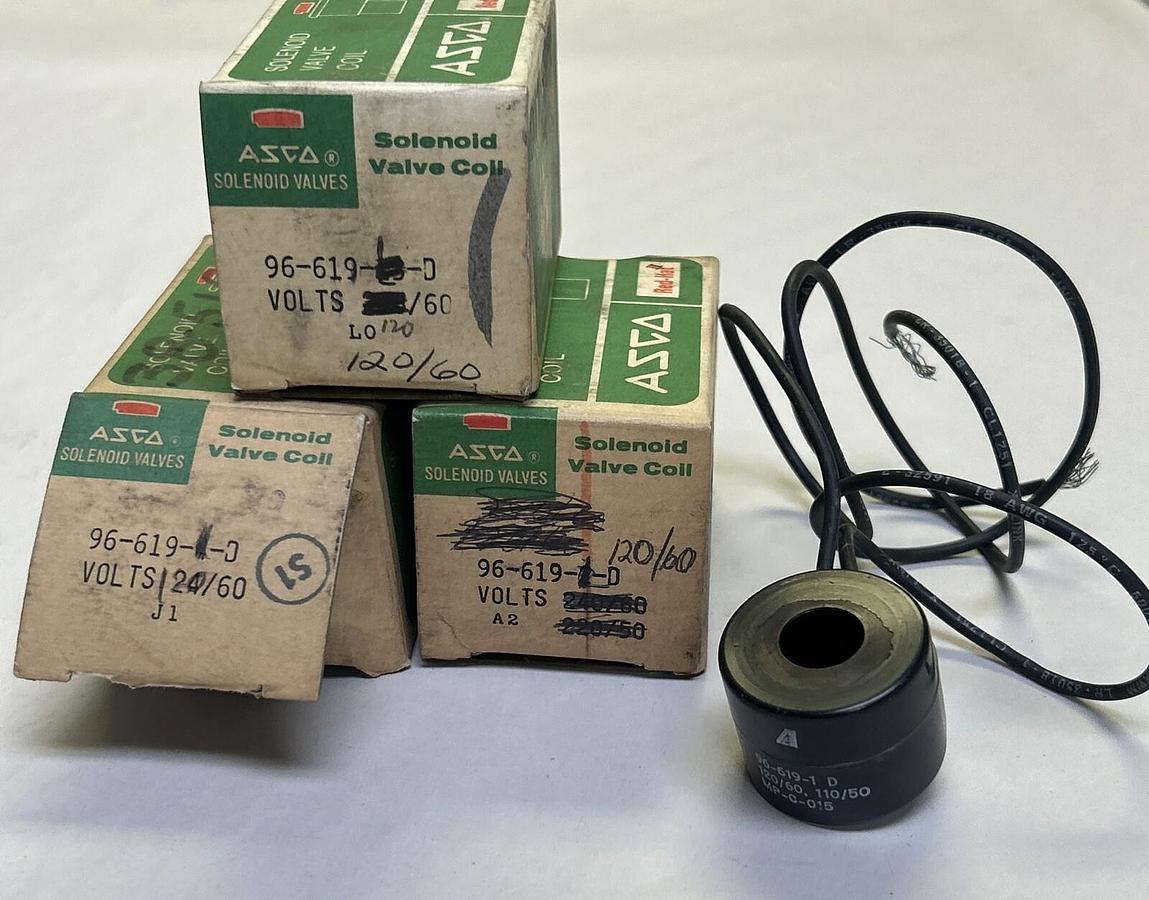 ASCO,96-619-1-D,SOLENOID VALVE COIL LOT OF 3 NOS