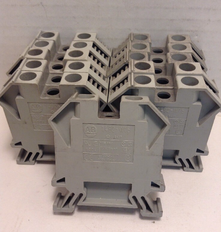 Allen-Bradley,1492-W16,Terminal Block LOT OF 11