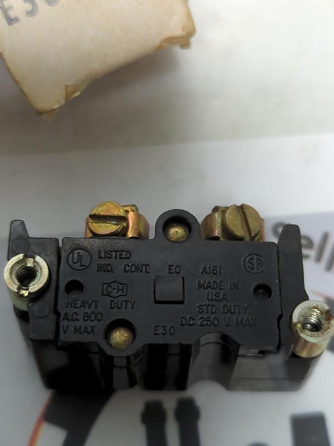 CUTLER-HAMMER,E30KLA1,CONTACT BLOCK LOT OF 4 NOS