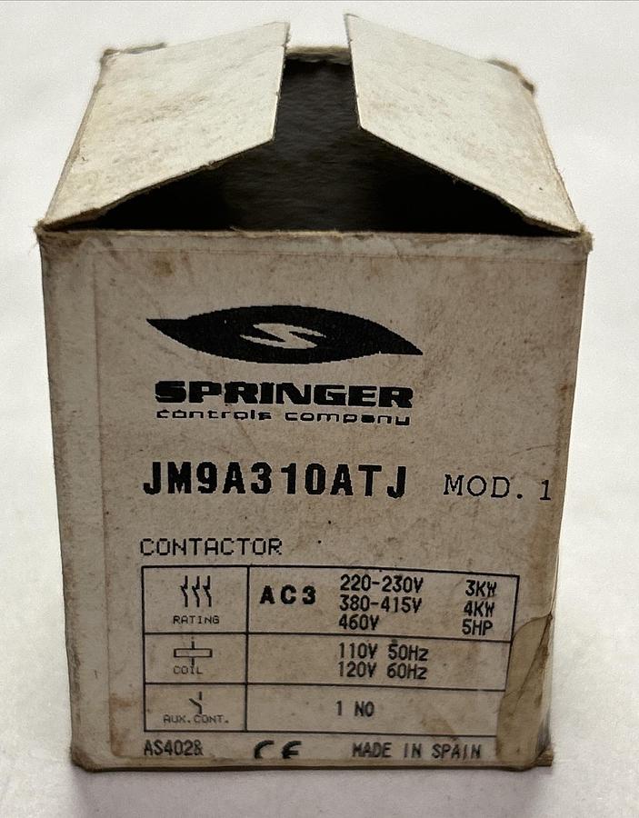 SPRINGER CONTROLS,JM9A310AT-J,CONTACTOR NOS