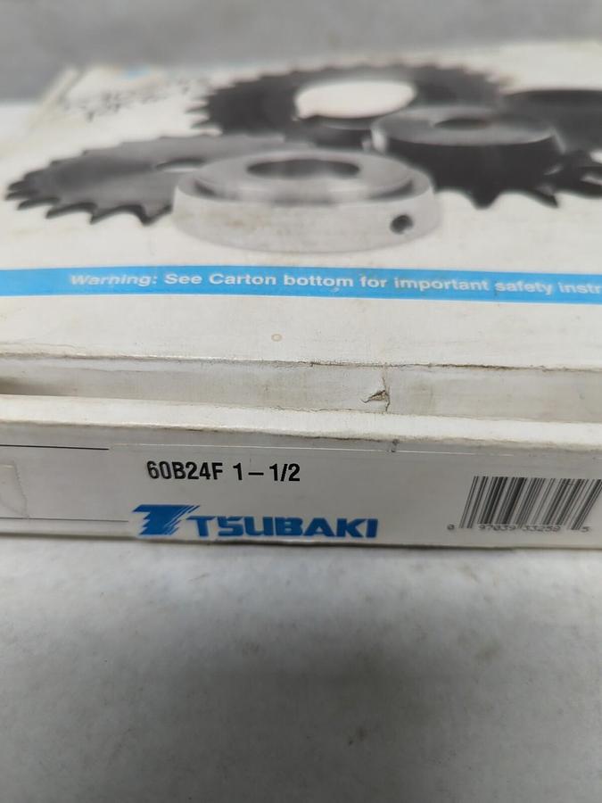 TSUBAKI,60B24F,SPROCKET 1-1/2 INCH NOS
