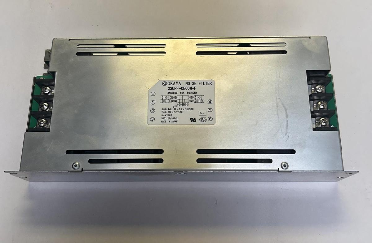Used OKAYA,3SUPF-CE6OM-F,NOISE FILTER