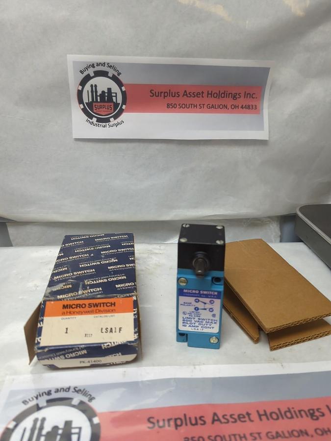 HONEYWELL,LSP1F,HEAVY DUTY LIMIT SWITCH 600V 10 AMP NOS