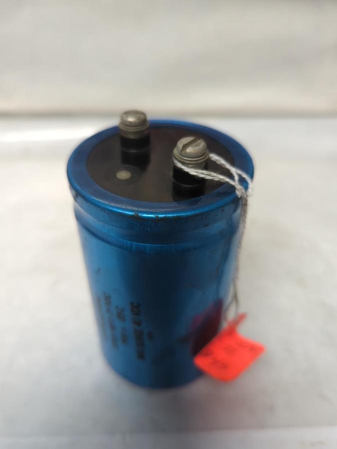 Used MALLORY,CG323UU025W4C,CAPACITOR 32000MFD 25 VDC PRE-OWNED