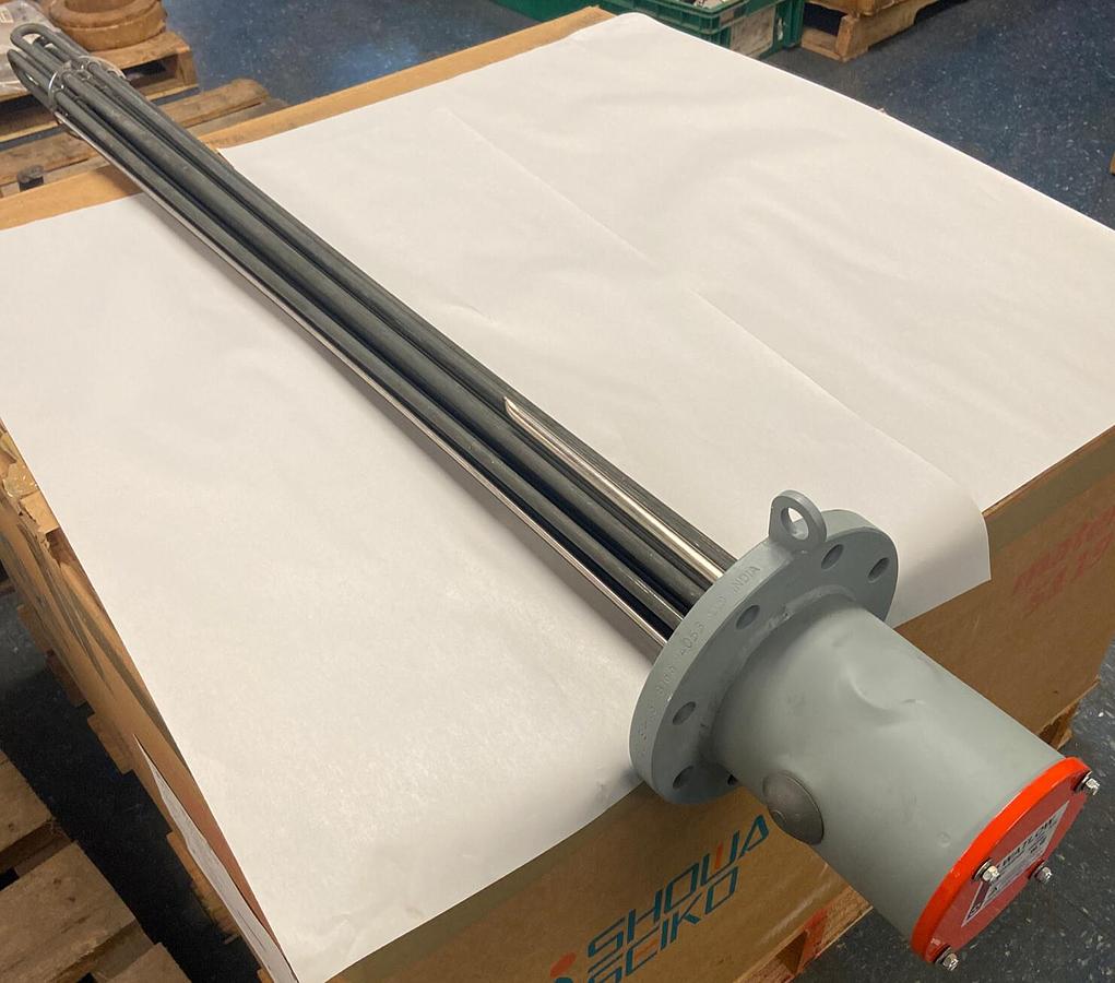 Used Watlow,FONA48A5W,Immersion Heater 18000W 480V 3PH