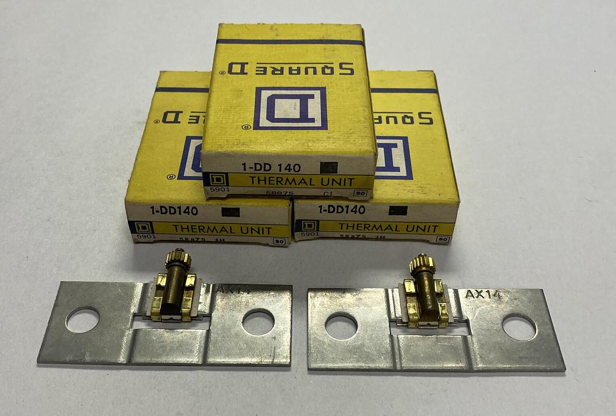 SQUARE D,DD140,OVERLOAD THERMAL HEATING ELEMENT LOT OF 5 NOS
