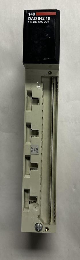 Used SCHNEIDER,140-DAO-842-10,DISCRETE OUTPUT MODULE